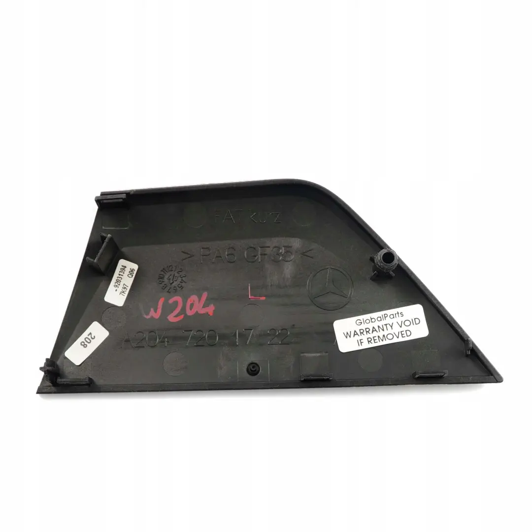 Mercedes W204 Porta anteriore sinistra N/S Copertura Maniglia Trim - SKU A2047201722 - Numero di parte A2047201722
