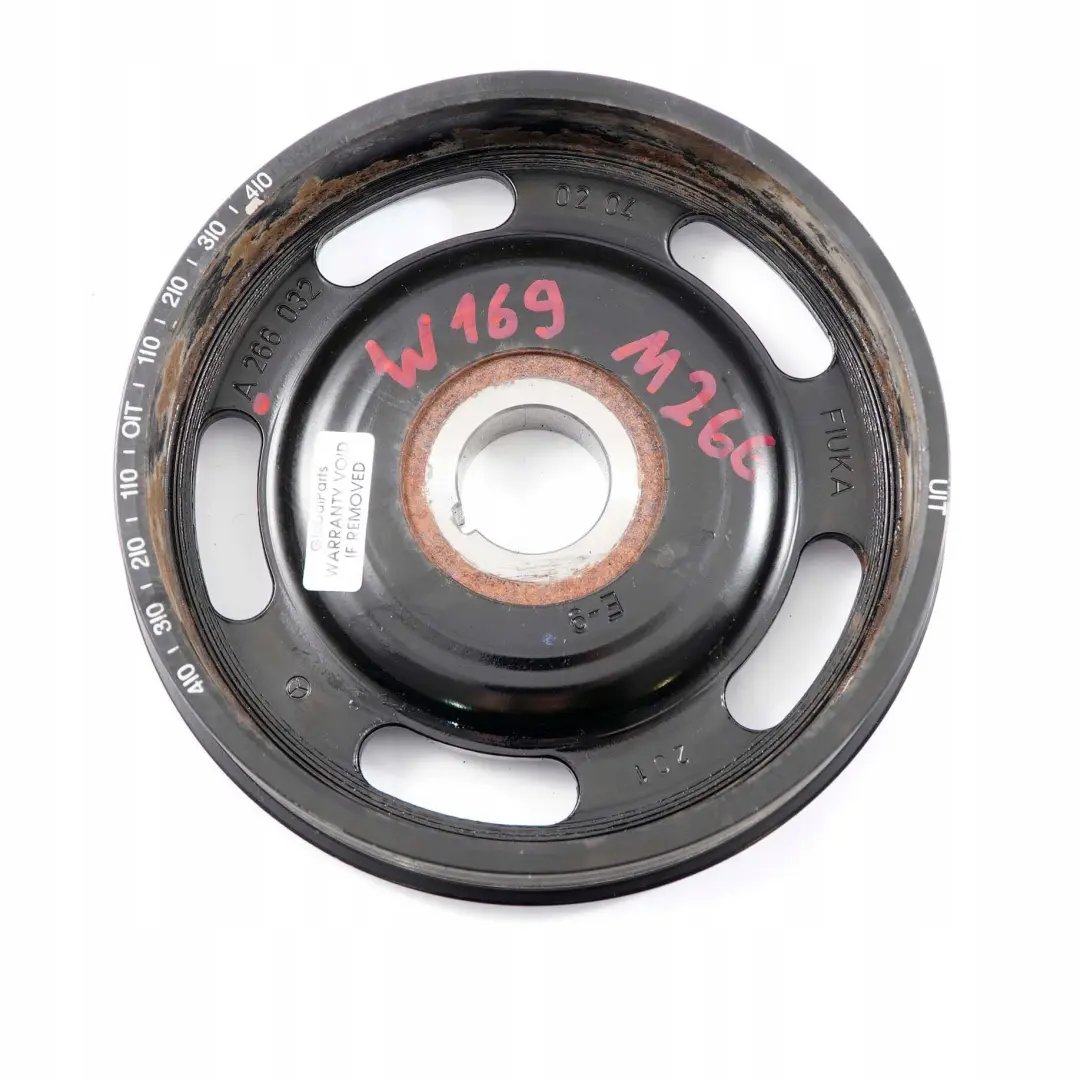 Mercedes-Benz W169 A150 W245 B160 Petrol M266 Crankshaft Pulley to with Part number A2660320204 Mercedes-Benz W169 A150 W245 B160 Petrol M266 Crankshaft Pulley - SKU A2660320204 - Part number A2660320204