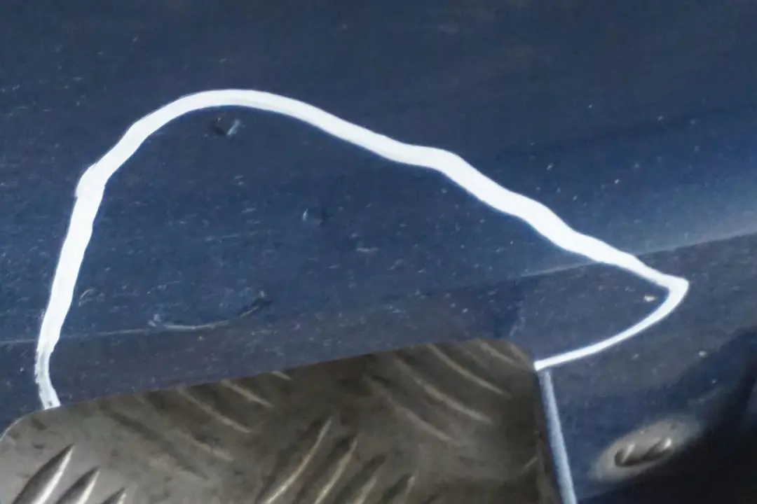 BMW 6 E63 E64 Listello Portiera Gonna Destra Blu Mistico Blu - A07 - SKU 0304948-MYS - Numero di parte 0304948