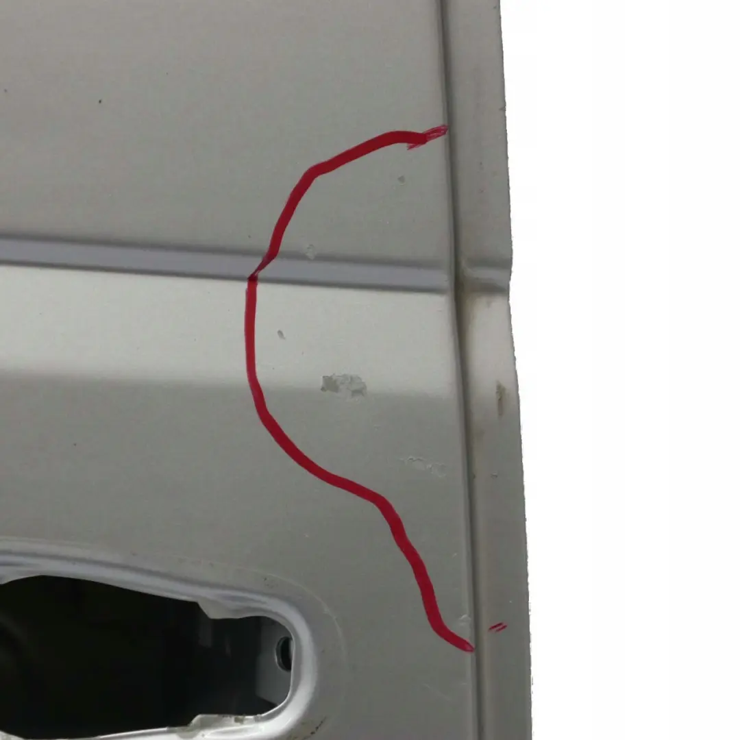 Mercedes-Benz Vaneo W414 Rear Sliding Door Right O/S Brilliant Silver - 9744 to  with Part number A4147300005  Mercedes-Benz Vaneo W414 Rear Sliding Door Right O/S Brilliant Silver - 9744 - SKU A4147300005-BRS - Part number A4147300005
