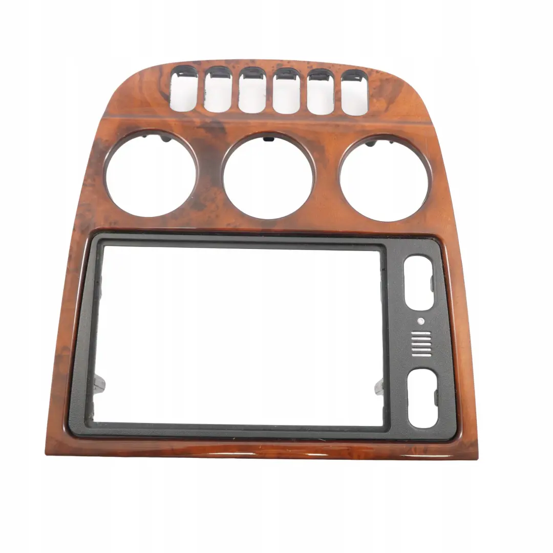 Consola Central Salpicadero Marco Tapa Madera para Mercedes M ML W163 con número de pieza A1636808236 Mercedes M ML W163 Consola Central Salpicadero Marco Tapa Madera - SKU A1636808236 - Número de pieza A1636808236