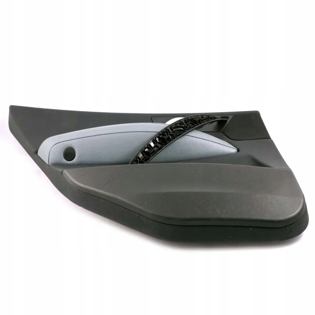 BMW X3 Series E83 Rear Left N/S Door Card Lining Leather Black Grey Blue - SKU 3415901 - Part number 3415901