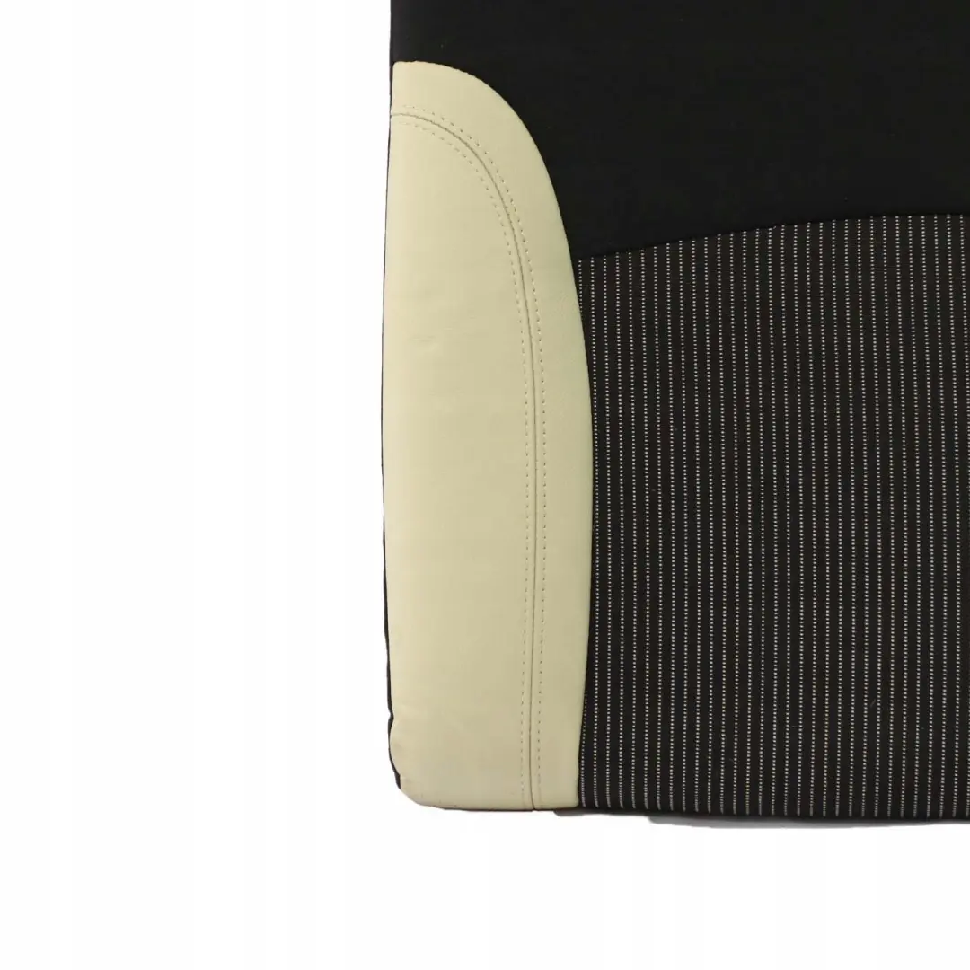 Mini Cooper One R56 Rear Left N/S Seat Backrest Cloth / Leather Cream White - SKU 7233786 - Part number 7233786