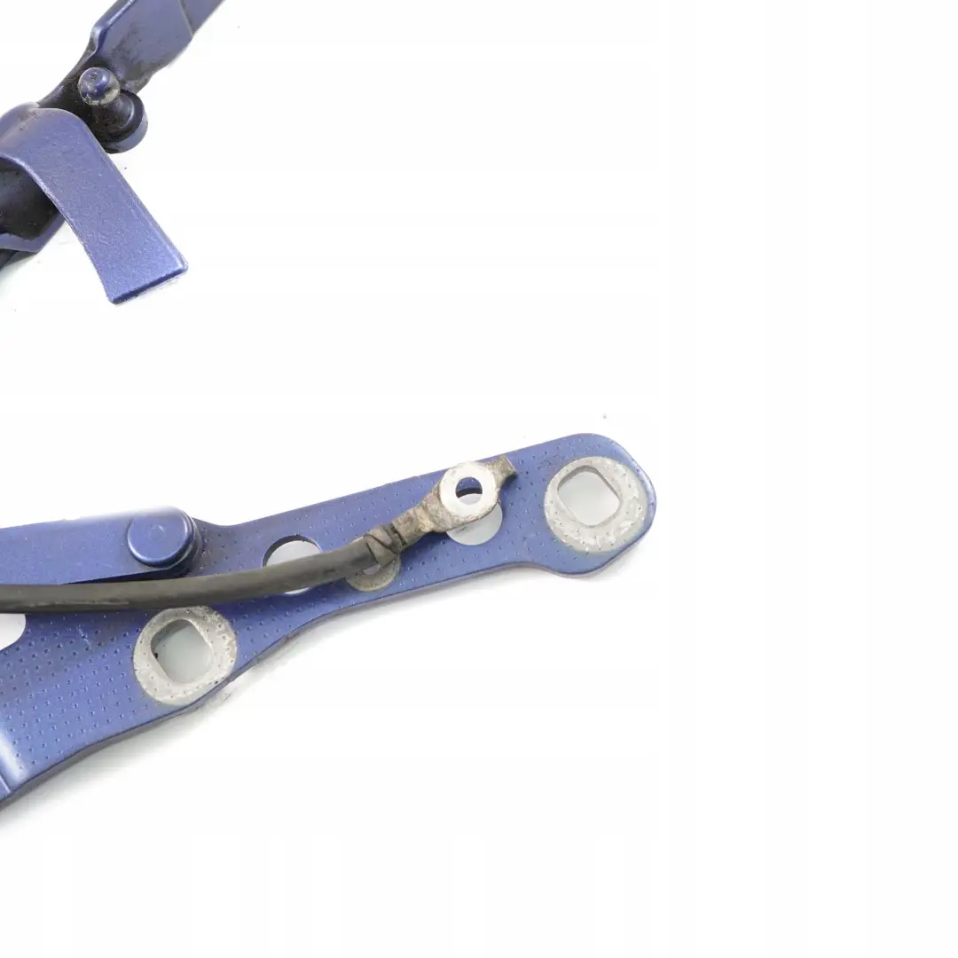 BMW X3 Series E83 Front Bonnet Hood Left Hinge N/S Montegoblau Blue - A51 - SKU 3411447-MTB - Part number 3411447