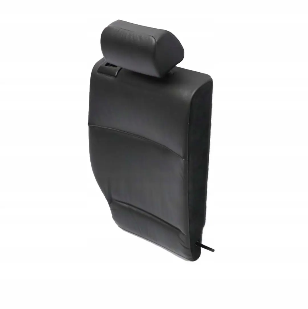 BMW 3 E46 Touring Rear Seat Right O/S Backrest Cover Leather Montana Schwarz - SKU 8258196 - Part number 8258196