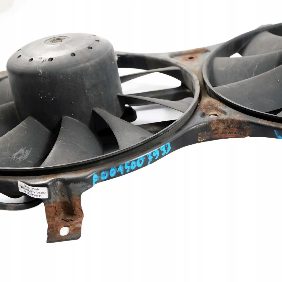 Mercedes-Benz W210 E 320 CDI Engine Cooling Radiator Double Fan to with Part number A0015003993 Mercedes-Benz W210 E 320 CDI Engine Cooling Radiator Double Fan - SKU A0015003993 - Part number A0015003993