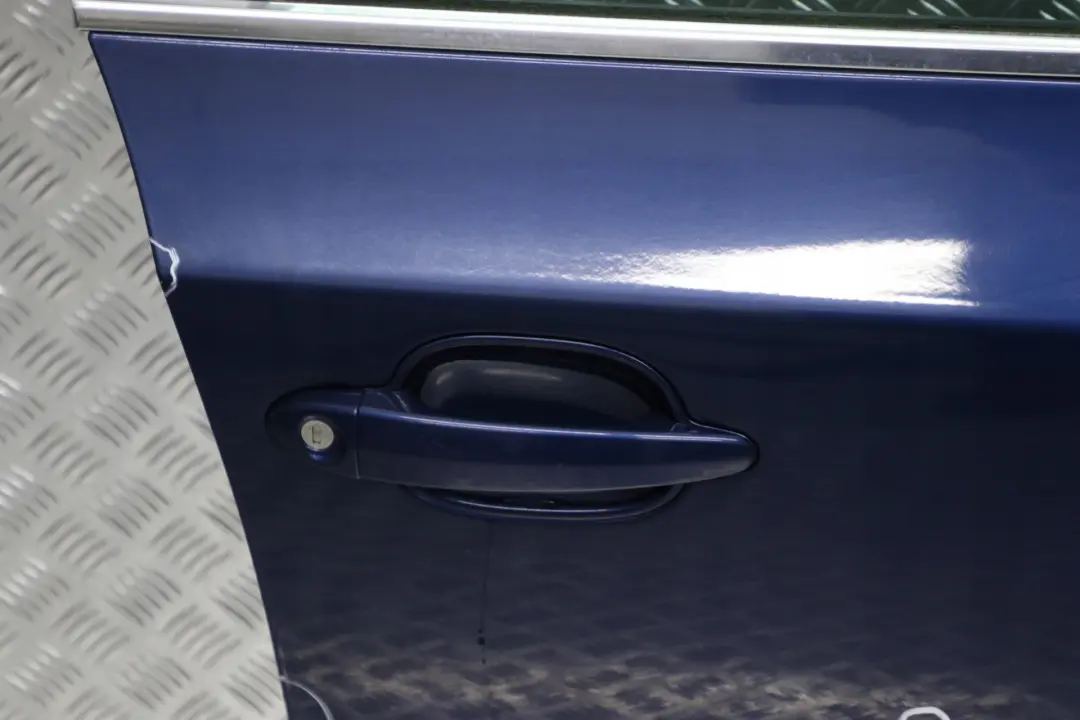 Genuine BMW 5 Series 1 E60 E61 Door Front Right O/S Mysticblau Blue Metallic to with Part number 7202340 Genuine BMW 5 Series 1 E60 E61 Door Front Right O/S Mysticblau Blue Metallic - SKU 7202340-MYS1 - Part number 7202340