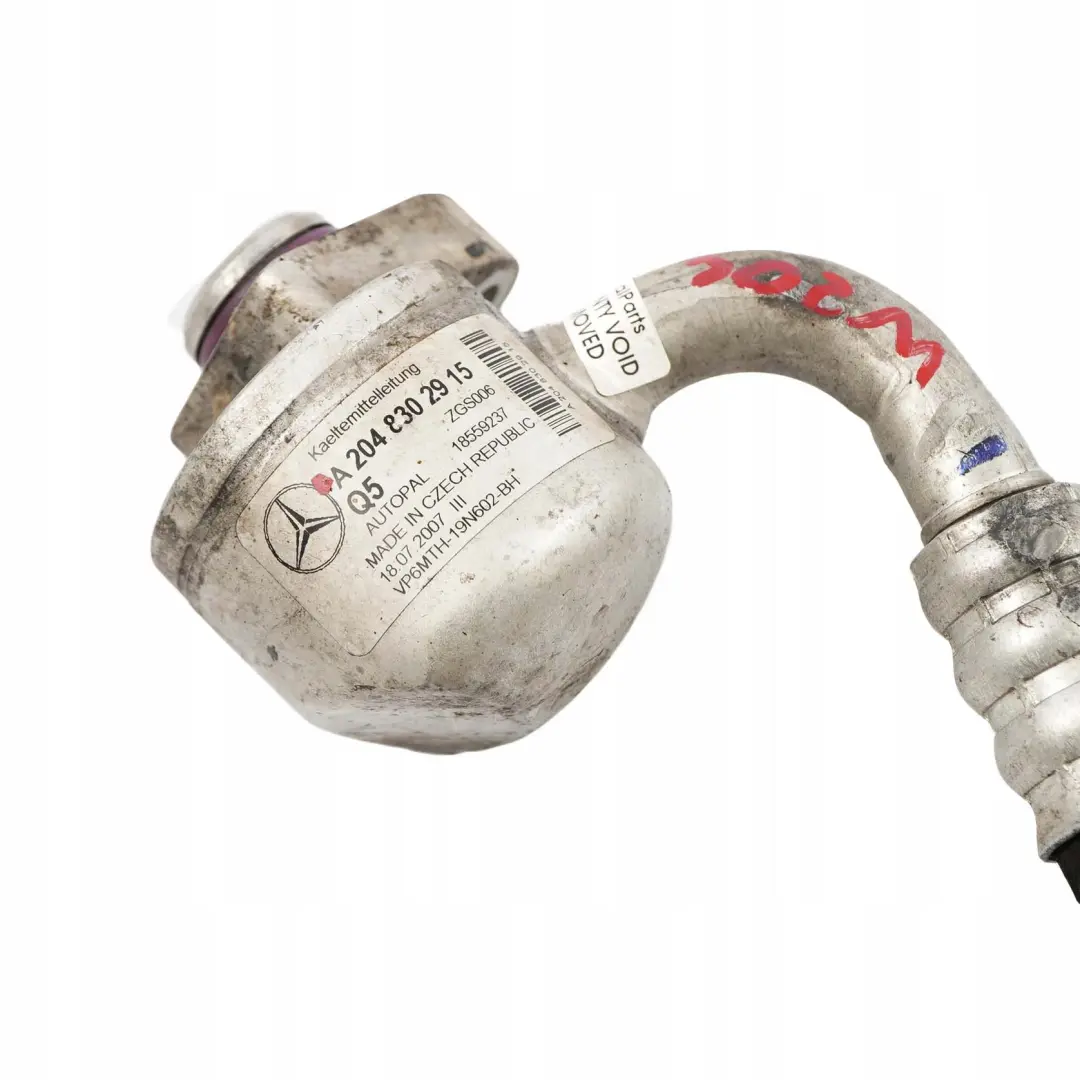 Mercedes-Benz W204 OM646 Climatisation Tuyau pour à propos du numéro de pièce A2048302915 Mercedes-Benz W204 OM646 Climatisation Tuyau - SKU A2048302915 - Numéro de pièce A2048302915
