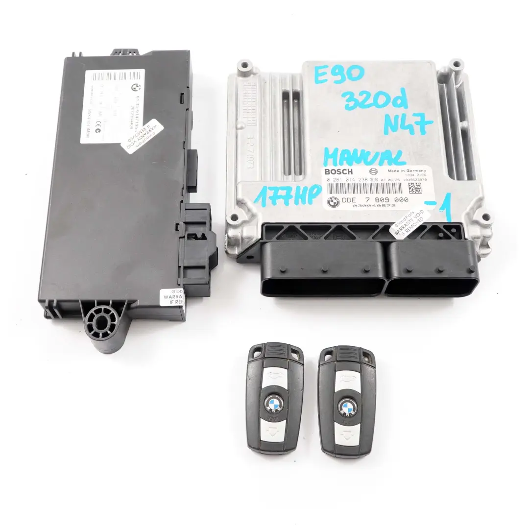 N47 ECU Boitier de base DDE CAS3 pour BMW 1 3 Serie E81 E87N E90 à propos du numéro de pièce 7809000 BMW 1 3 Serie E81 E87N E90 N47 ECU Boitier de base DDE CAS3 - SKU 7809000-1 - Numéro de pièce 7809000
