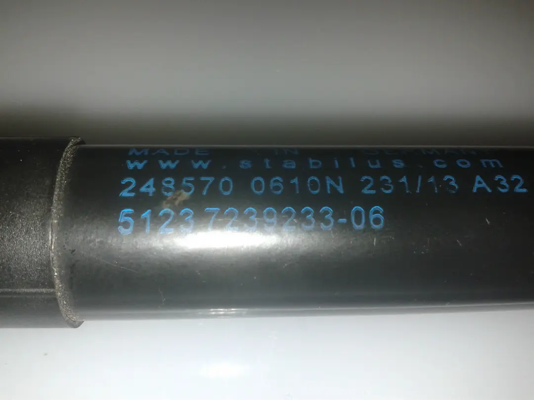 BMW 1 2 3 4 er F20 F21 F22 F23 F30 F31 F32 F33 F34 Gasfeder Frontklappe - SKU 7239233 - Teilenummer 7239233
