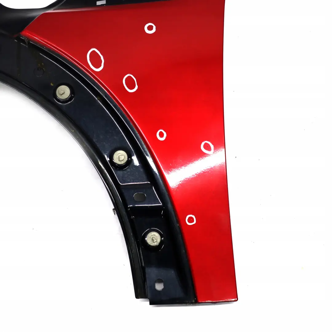 Pannello Laterale Anteriore Sinistra Parafango Rosso Tinto per Mini R55 R56 R57 con numero di parte 2754725 Mini R55 R56 R57 Pannello Laterale Anteriore Sinistra Parafango Rosso Tinto - SKU 2754725-RED - Numero di parte 2754725