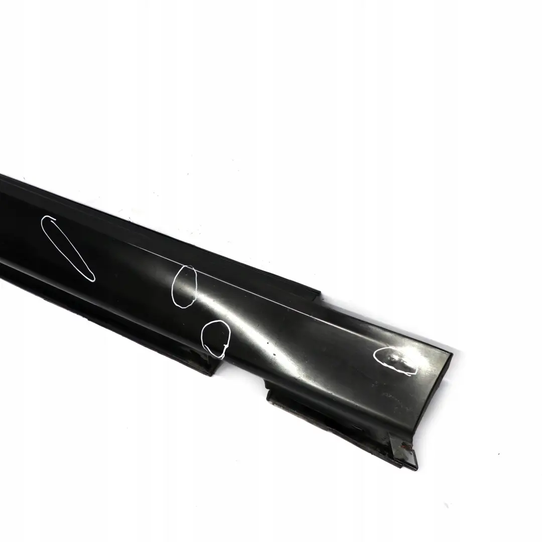 BMW 7 E66 Bas de Porte Couverture Seuil Droite Noir Sapphire Noir - SKU 0395480-BS - Numéro de pièce 0395480