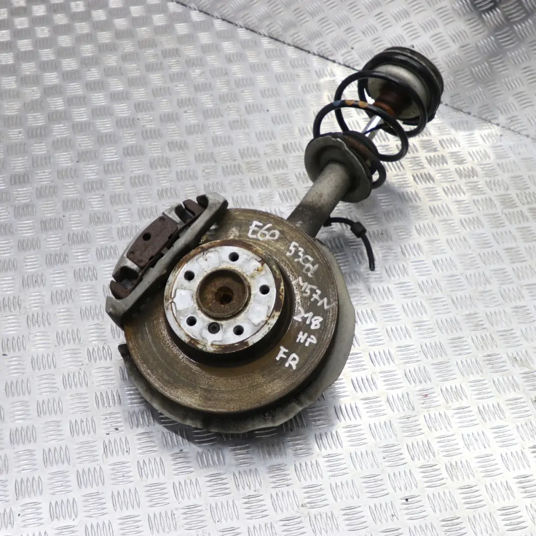 M57N Front Right O/S Spring Strut Hub Leg Brake Caliper to BMW 5 Series E60 530d with Part number 6764458 BMW 5 Series E60 530d M57N Front Right O/S Spring Strut Hub Leg Brake Caliper - SKU 6764458 - Part number 6764458