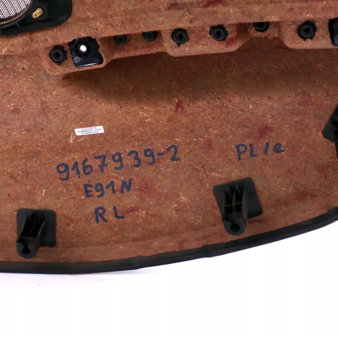 Trasero Izquierdo Forro Tarjeta Puerta Tela Antracita Vertex para BMW E90 E91 LCI con número de pieza 9167939 BMW E90 E91 LCI Trasero Izquierdo Forro Tarjeta Puerta Tela Antracita Vertex - SKU 9167939 - Número de pieza 9167939