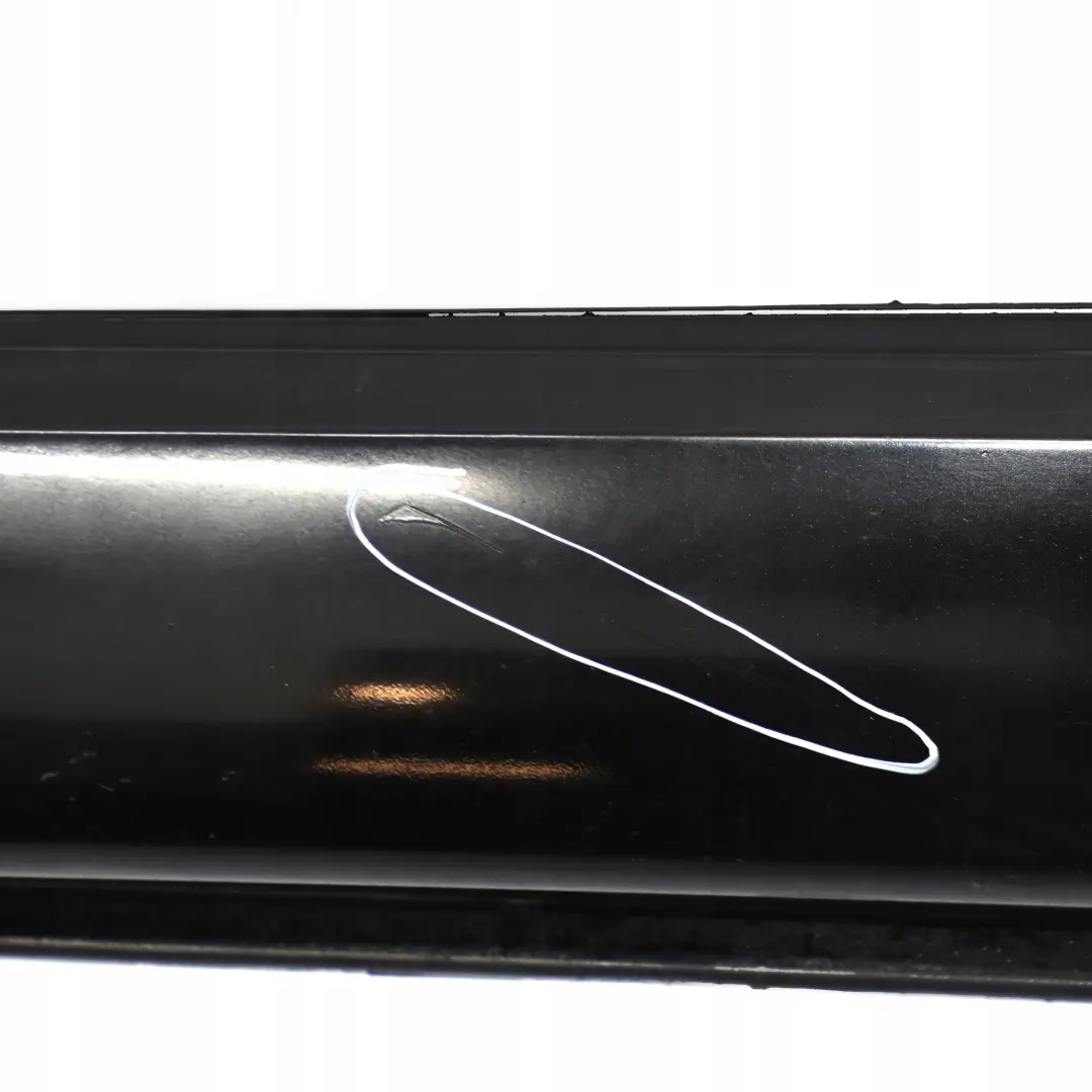 BMW 7 E66 Bas de Porte Couverture Seuil Droite Noir Sapphire Noir - SKU 0395480-BS - Numéro de pièce 0395480