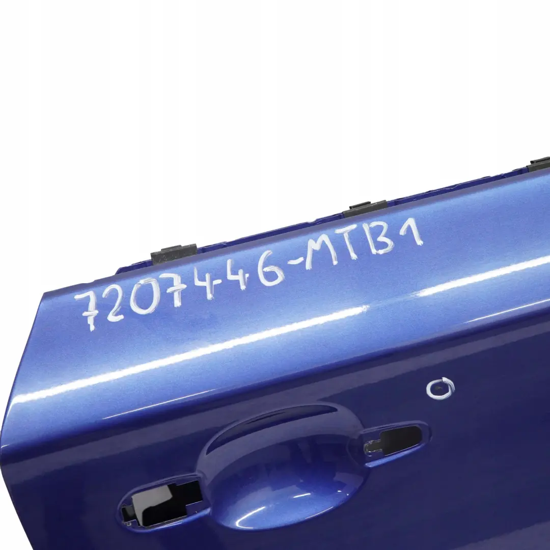 Porta Anteriore Destra Montegoblau Montego Blu Metallico - A51 per BMW E81 E82 E88 con numero di parte 7207446 BMW E81 E82 E88 Porta Anteriore Destra Montegoblau Montego Blu Metallico - A51 - SKU 7207446-MTB1 - Numero di parte 7207446