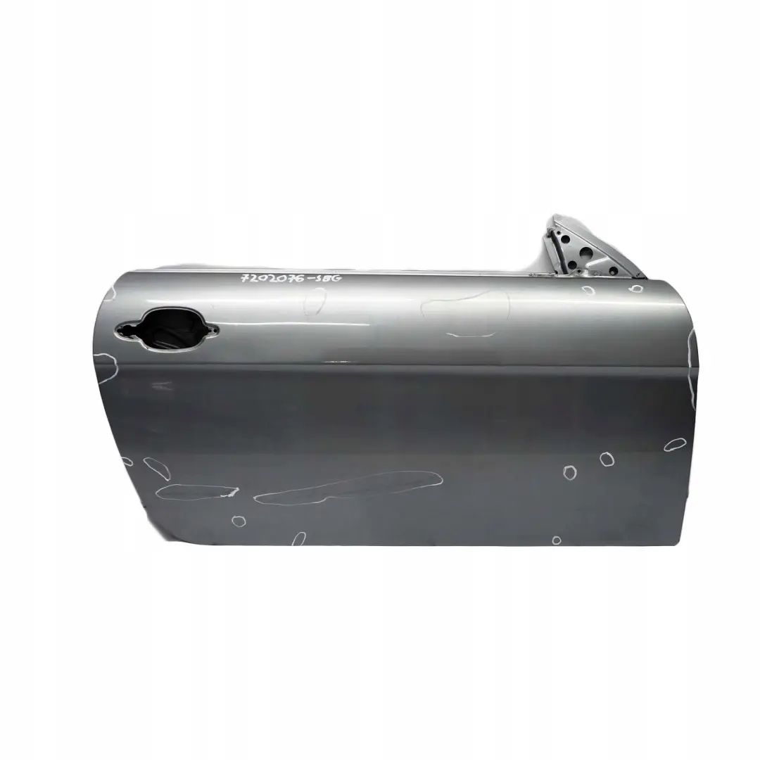Door Front Right O/S Silbergrau Silver Grey Metallic - A08 to BMW 6 E63 E64 with Part number 7202076 BMW 6 E63 E64 Door Front Right O/S Silbergrau Silver Grey Metallic - A08 - SKU 7202076-SBG - Part number 7202076