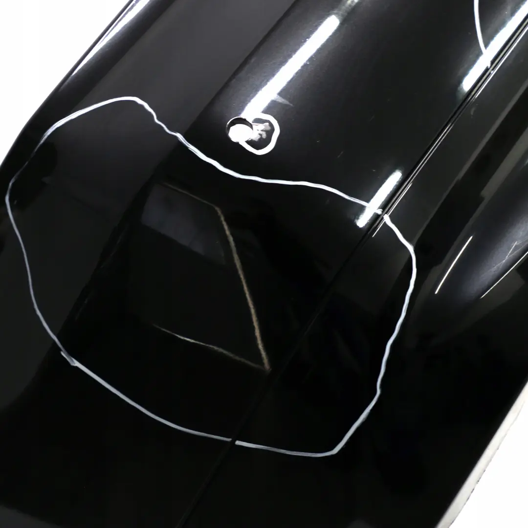 BMW 3 Series E90 6 Saloon Rear Bumper PDC Black Sapphire Metallic - 475 - SKU 0033194-BS6 - Part number 0033194