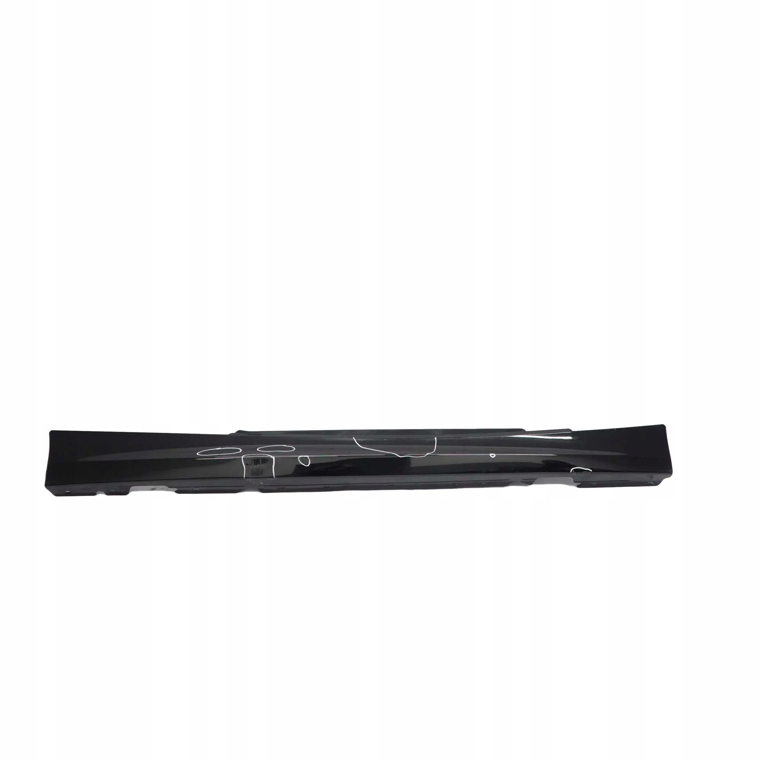 BMW E81 E82 E88 7 Sill Strip Faldon Lateral Derecho Schwarz 2 Negro - 668