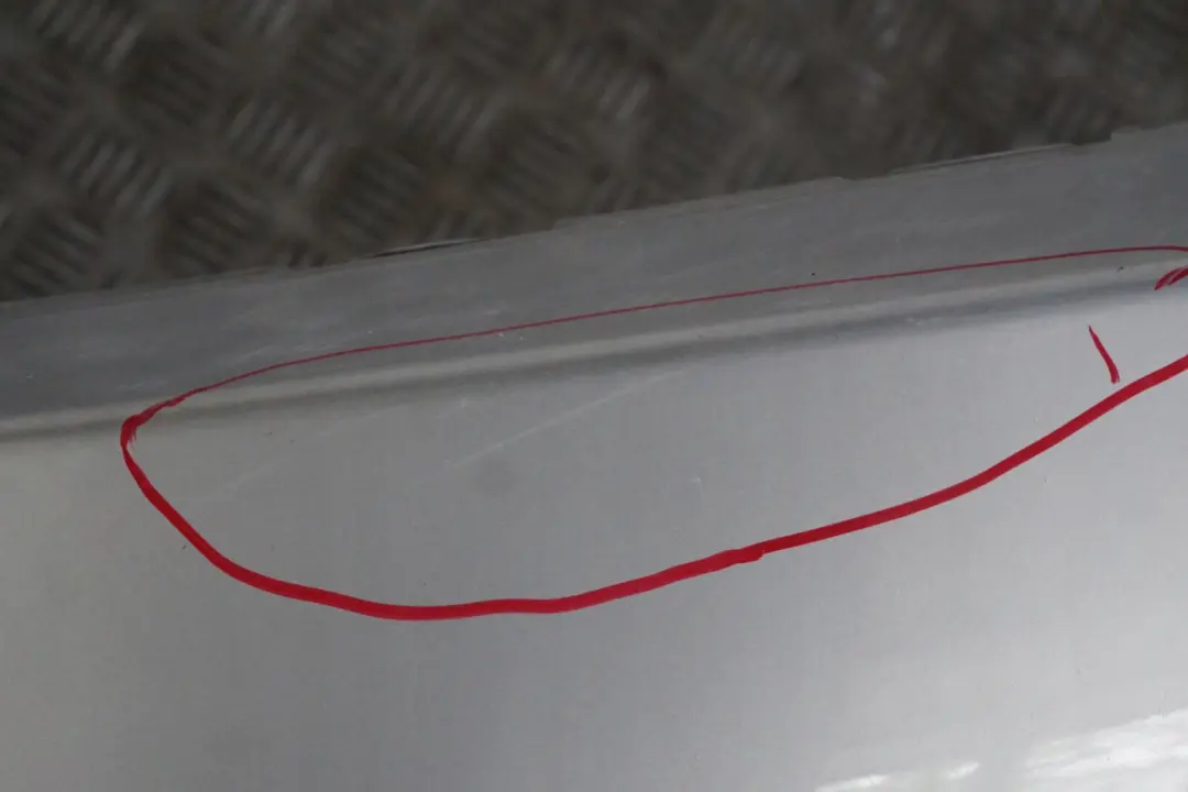 BMW X3 Series E83 Complete Rear Bumper Trim Panel PDC Titansilber Silver - SKU 3400941-TS - Part number 3400941