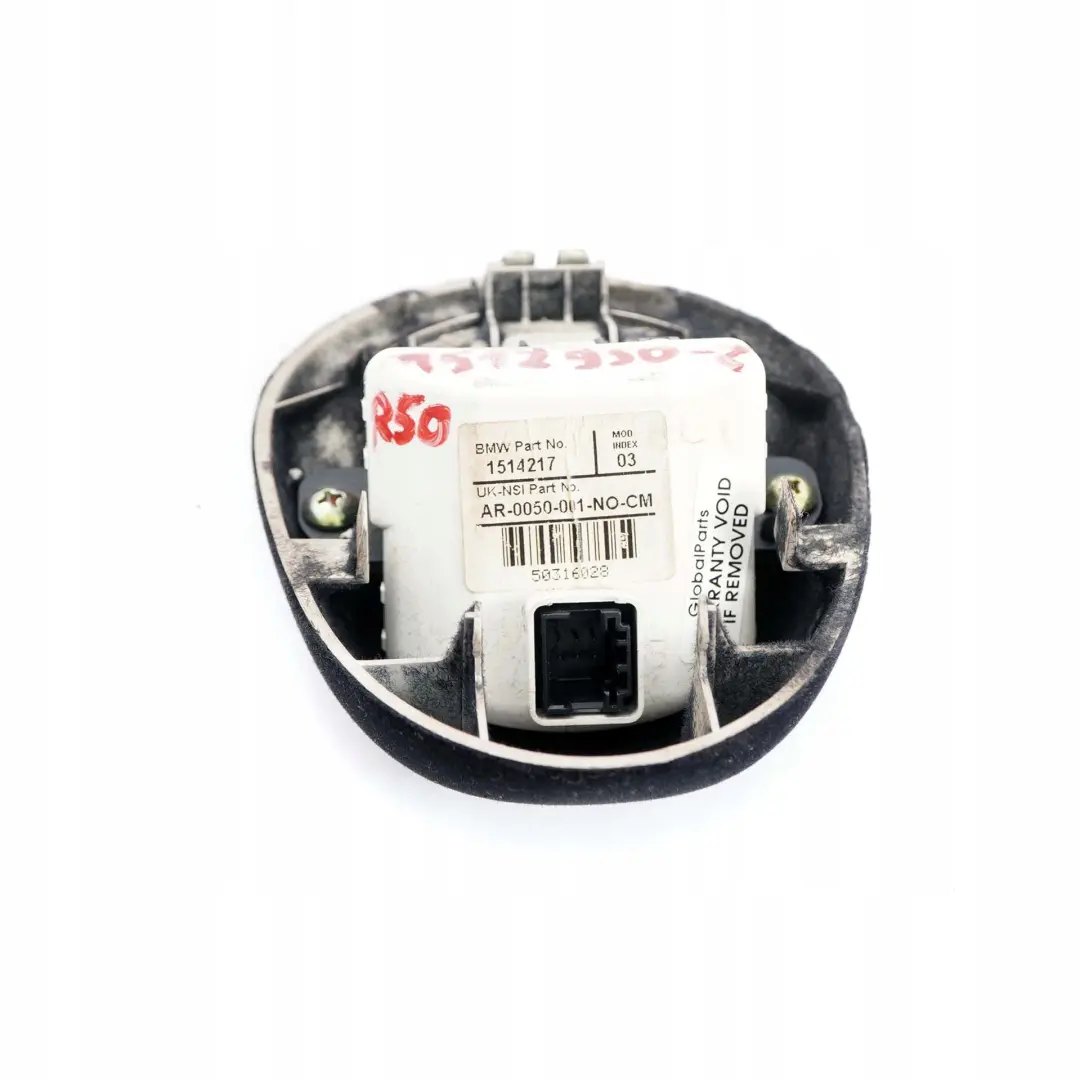 Mini R50 R53 Front Display Housing Digital Clock Trim Cover Black 1514217 - SKU 1512950-2 - Part number 1512950