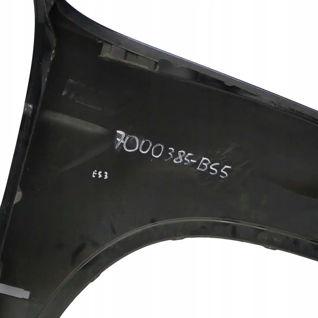 Side Panel Wing Fender Front Left N/S Black Sapphire Metallic 475 to BMW X5 E53 5 with Part number 7000385 BMW X5 E53 5 Side Panel Wing Fender Front Left N/S Black Sapphire Metallic 475 - SKU 7000385-BS5 - Part number 7000385