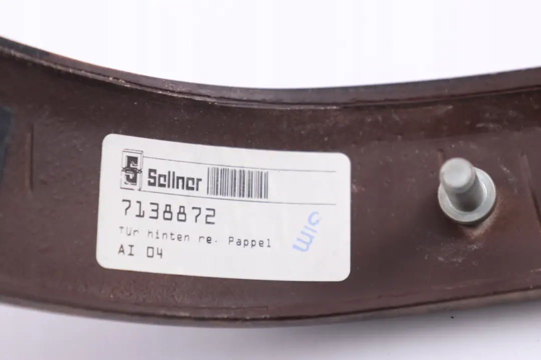 BMW E90 E91 Verkleidung Tür Hinten Rechts Leiste Holz Pappelmaserung - SKU 7138872 - Teilenummer 7138872