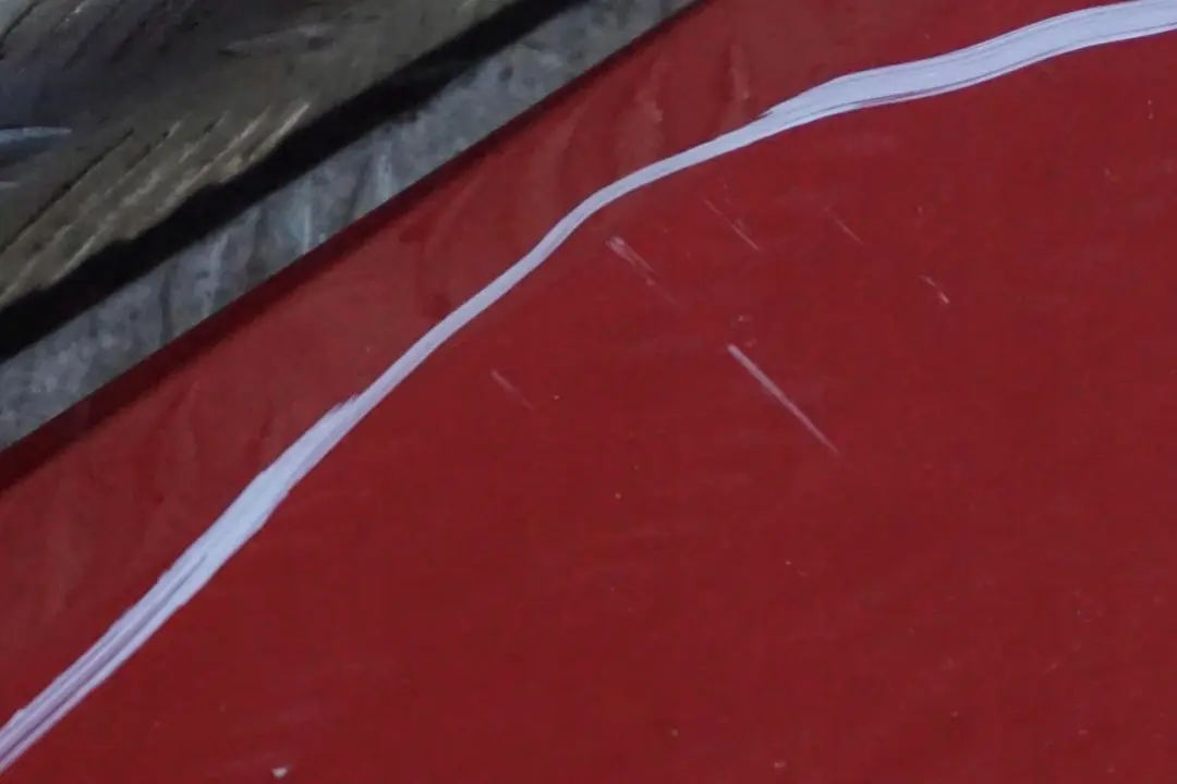 BMW E92 E93 Listello Portiera Apertura Gonna Destra Rosso-Cremisi - A61 - SKU 0034058-KAR - Numero di parte 0034058