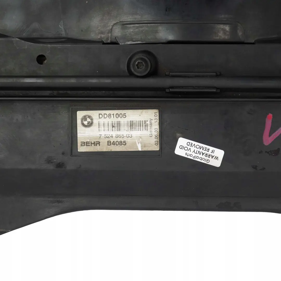 Reihe E65 E66 N62 735i 745i Kompletter Motorkühlung Lüfterzarge für BMW 7 mit Teilenummer 7508023 BMW 7 Reihe E65 E66 N62 735i 745i Kompletter Motorkühlung Lüfterzarge - SKU 7508023-1 - Teilenummer 7508023