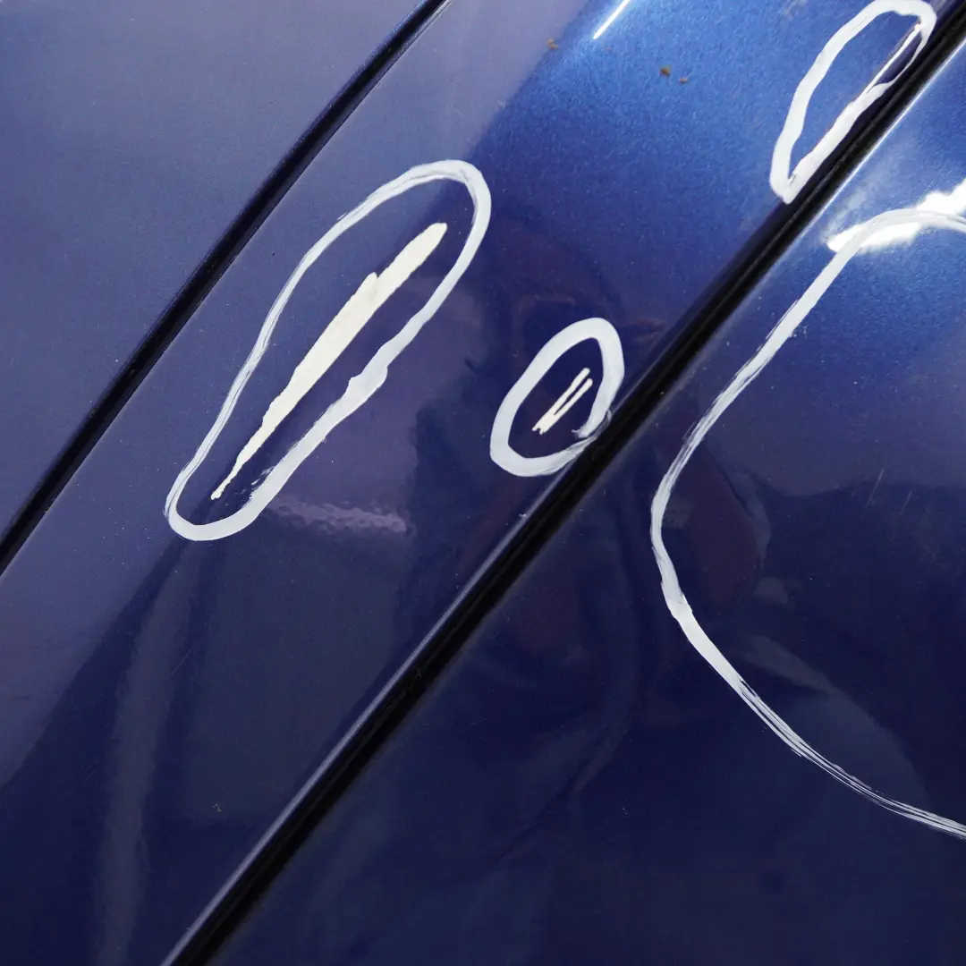  Mercedes-Benz C W203 Rear Bumper Trim Panel Jaspisblau Blue Metallic - 345 - SKU A2038850825-JAS - Part number A2038851625