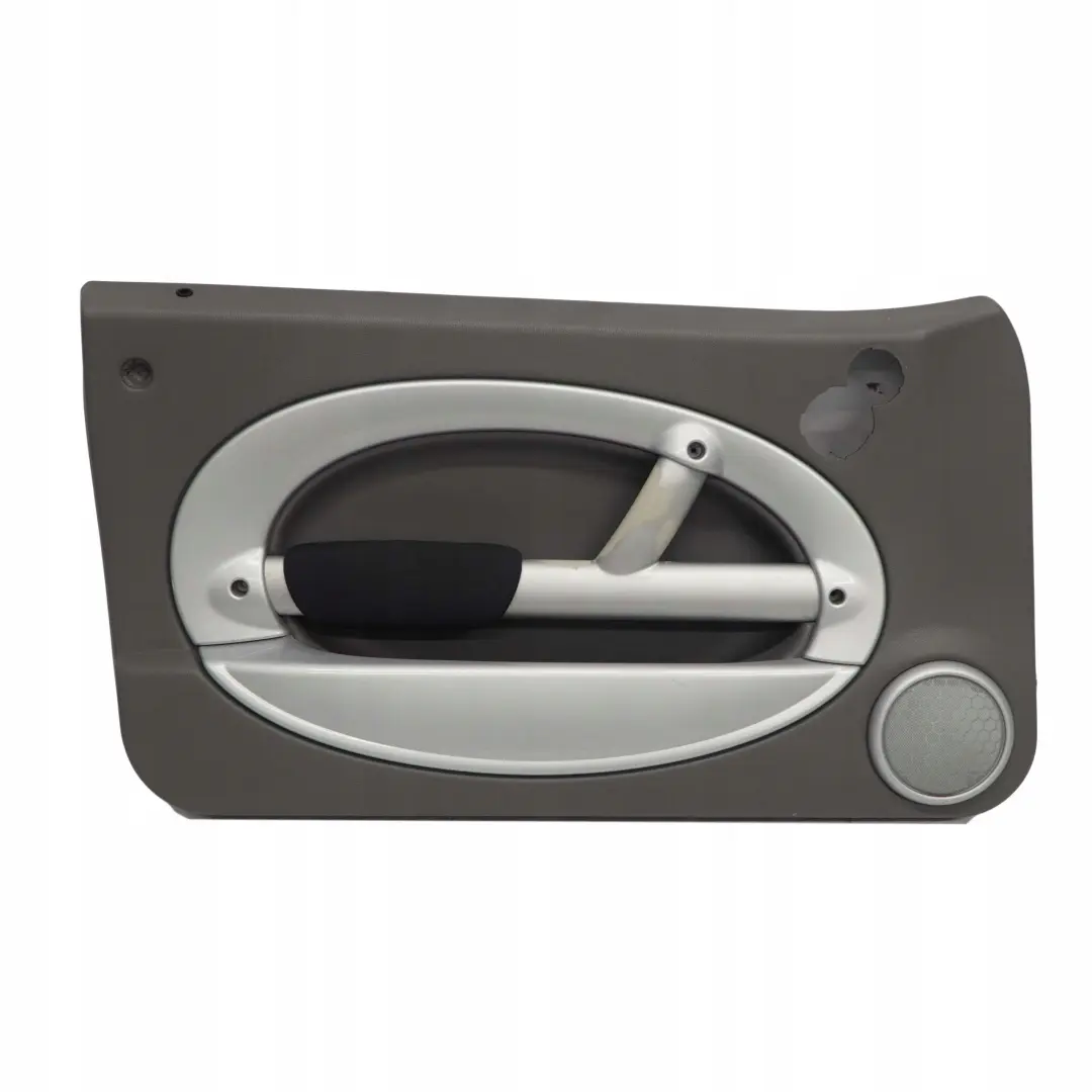 Frente Izquierda Tarjeta de la Puerta Lado Paño Tela Gris Plata para Mini R50 R53 con número de pieza 7070591 Mini R50 R53 Frente Izquierda Tarjeta de la Puerta Lado Paño Tela Gris Plata - SKU 7070591 - Número de pieza 7070591
