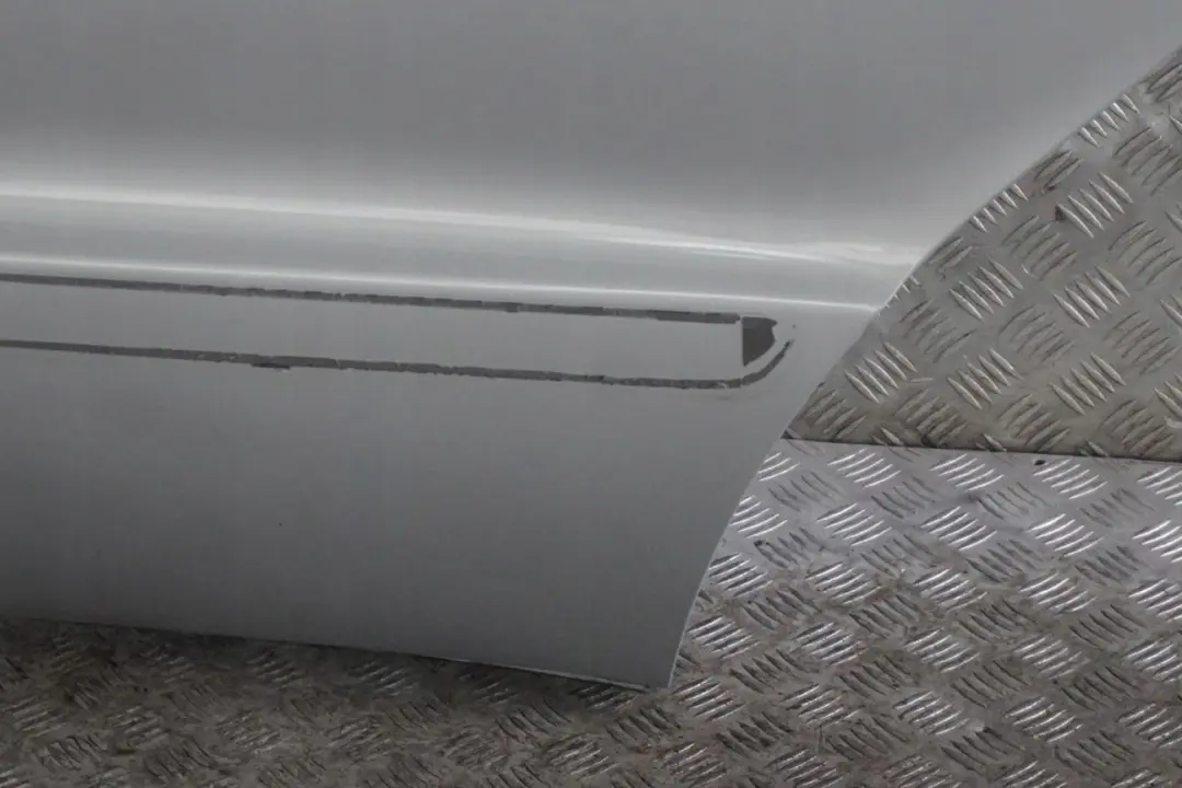 Class W168 Door Rear Left N/S Polar Silver Metallic - 761U to Mercedes A with Part number A1687302305 Mercedes A Class W168 Door Rear Left N/S Polar Silver Metallic - 761U - SKU A1687302305-PS - Part number A1687302305