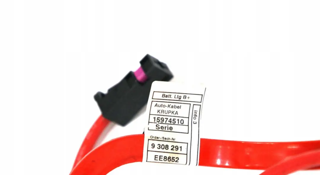 Cable de la Batterie Plus sous Plancher pour BMW 1 2 F20 F20N F21 F21N F22 à propos du numéro de pièce 9230046 BMW 1 2 F20 F20N F21 F21N F22 Cable de la Batterie Plus sous Plancher - SKU 9230046 - Numéro de pièce 9230046