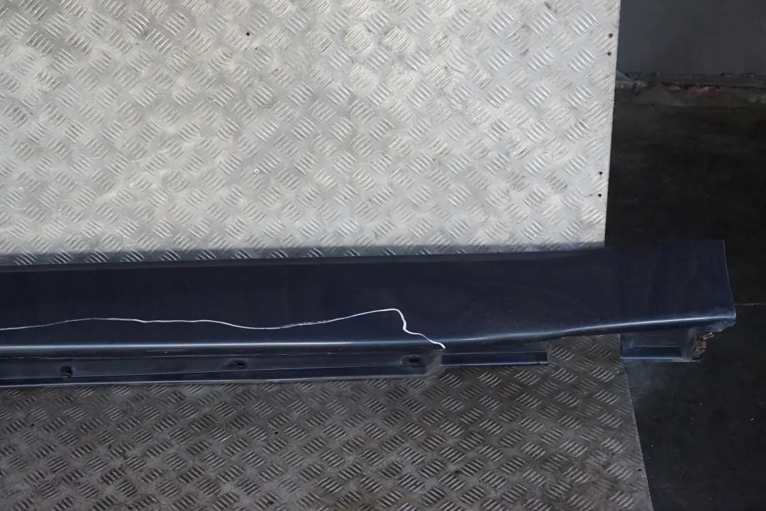 BMW 7 Series E65 Door Sill Cover Skirt Left N/S Toledoblau Toledo Blue Blau - SKU 0140037-TDB - Part number 0140037