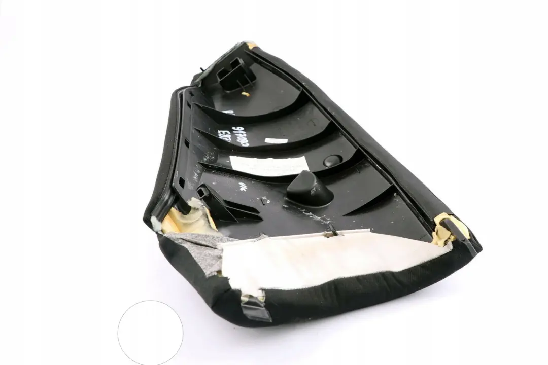 BMW 1 Series E87 LCI Rear Seat Side Finisher Corner Right O/S Black Cloth - SKU 9170804 - Part number 9170804