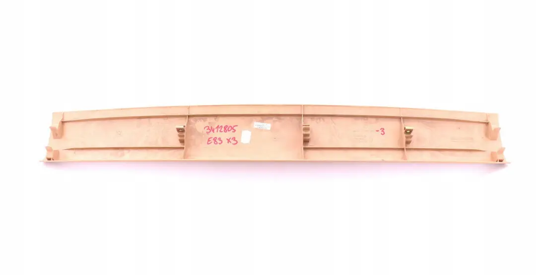 BMW X3 Series E83 Rear Upper Trunk Lid Trim Panel Cover Sandbeige Beige 3330857 - SKU 3330857-3 - Part number 3412805