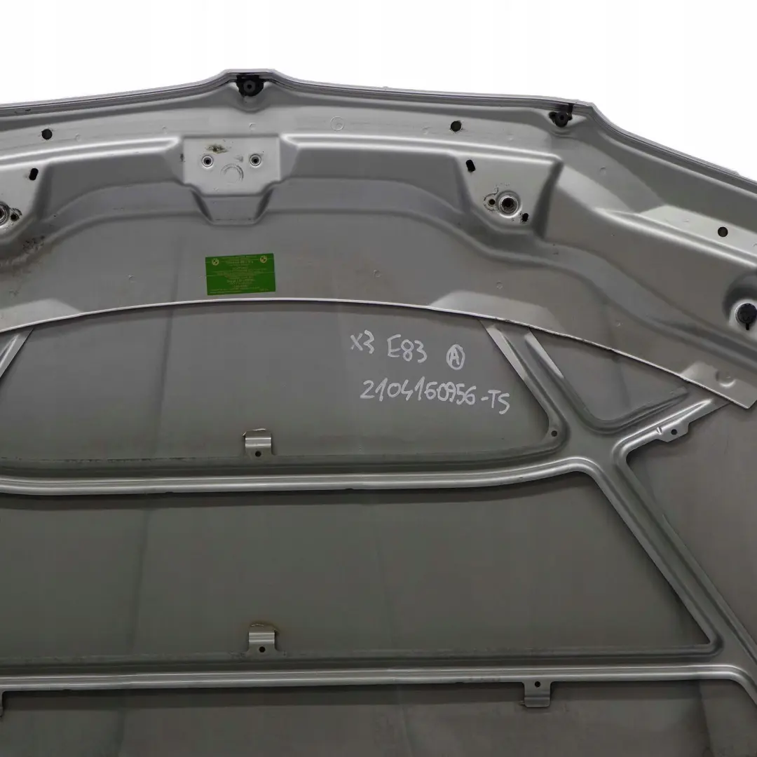 Maska pokrywa silnika titansilber 354 do BMW E83 X3 o numerze 4100 3449411 BMW E83 X3 Maska pokrywa silnika titansilber 354 - SKU 2104160956 - Numer Części 4100 3449411