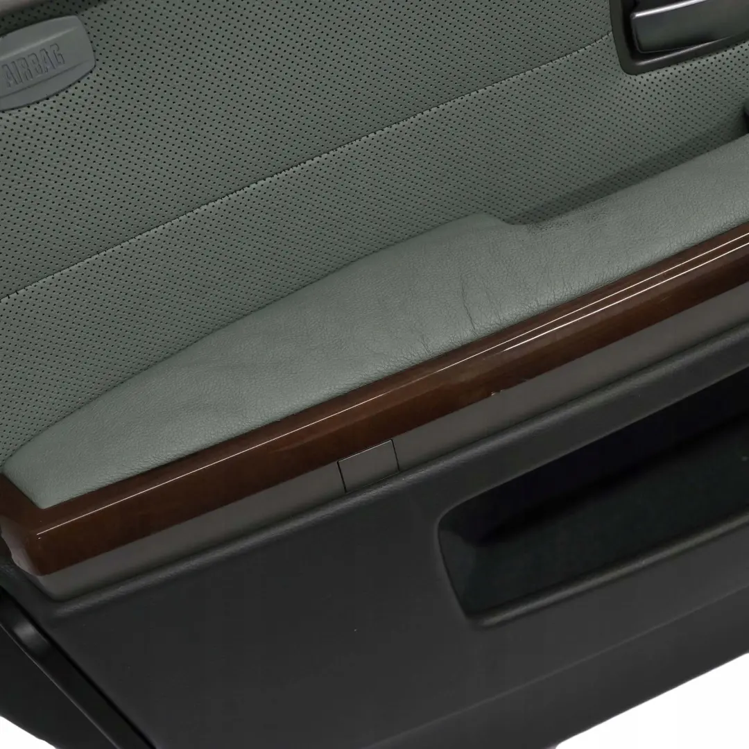 BMW 7 E65 E66 Panneau Portieres Revetement a L'Avant Gauche Cuir Nasca Vert - SKU 7142669 - Numéro de pièce 7142669