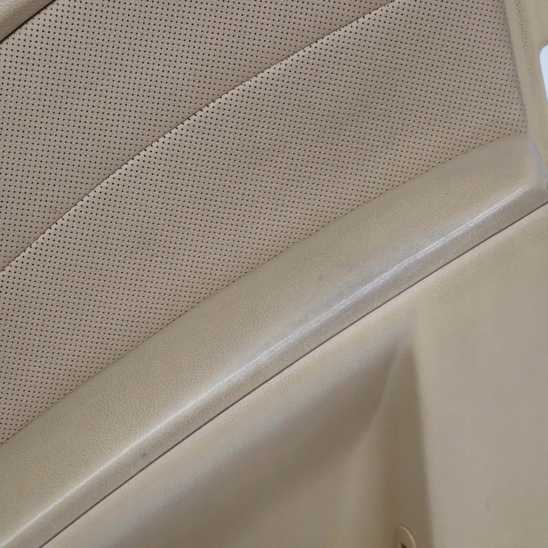 BMW 5 er E60 E61 Türverkleidung Abdeckung Vorne Rechts Leder Nasca Beige - SKU 7076802 - Teilenummer 7076802