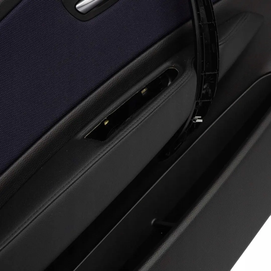 BMW E81 E82 Pannello Porta Anteriore Sinistra Rete Tessuto Blu Monaco - SKU 9121235 - Numero di parte 9121235