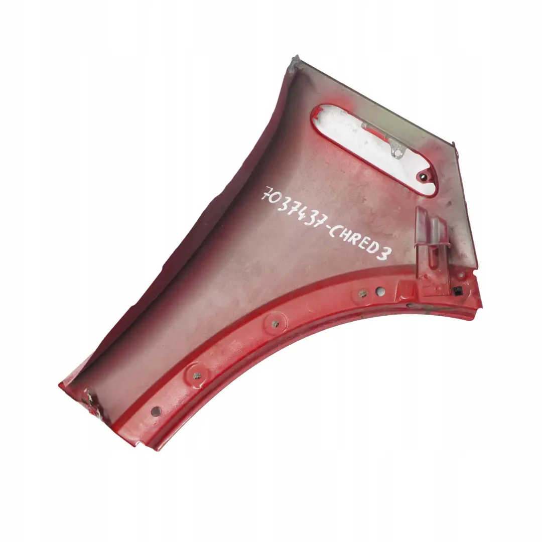 Panneau Laterale avant Gauche Chili Red Rouge - pour Mini R50 R52 R53 à propos du numéro de pièce 7037437 Mini R50 R52 R53 Panneau Laterale avant Gauche Chili Red Rouge - - SKU 7037437-CHRED3 - Numéro de pièce 7037437