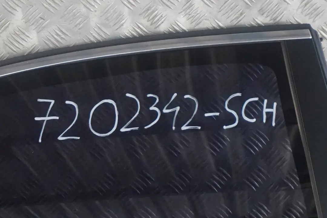  Genuine BMW 5 SERIES E60 E60N Door Rear Right O/S Black Schwarz 2 - 668 - SKU 7202342-SCH - Part number 7202342
