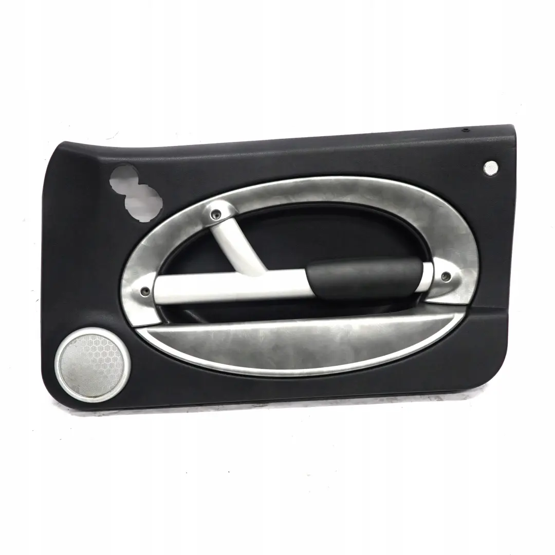 Front Right O/S Door Card Trim Panther Black Alloy Patina to BMW Mini R50 R53 2 with Part number 7070628 BMW Mini R50 R53 2 Front Right O/S Door Card Trim Panther Black Alloy Patina - SKU 7070628-2 - Part number 7070628