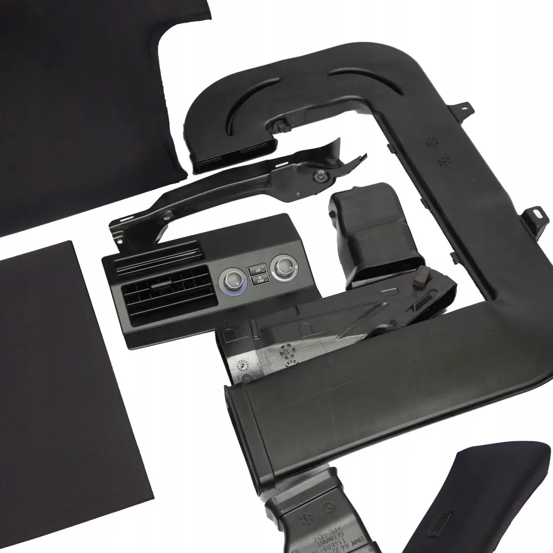 BMW E66 Long Complete Headlining Roof Slide Rear Air Conditioning Sunroof Black - SKU 7058135 - Part number 7058135