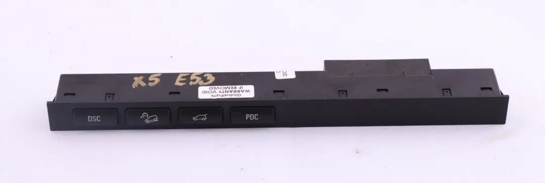 BMW X5 SERIES E53 Switch unit centre console PDC DSC - SKU 8373734 - Part number 61318373740