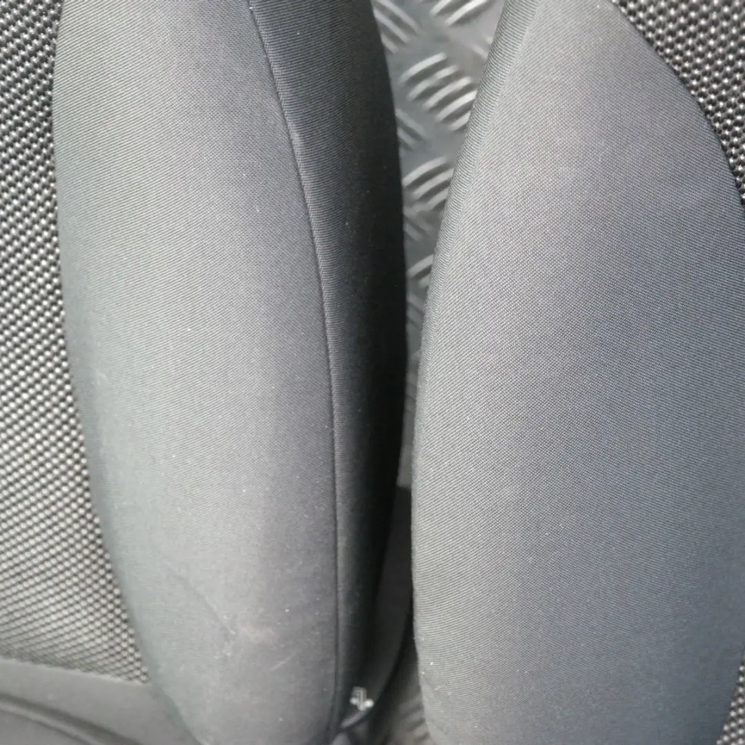 BMW Mini Cooper One Clubman R55 Black Cloth Interior Seats Airbag Stoff Cosmos - SKU R55 Cloth Seats Stoff Cosmos-1 - Part number R55 Cloth Seats Stoff Cosmos