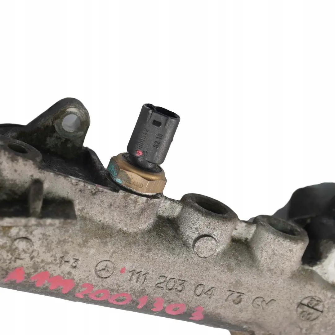 M111 Carcasa Del Termostato Del Refrigerante A1112030473 para Mercedes W202 W203 W210 con número de pieza A1112001303 Mercedes W202 W203 W210 M111 Carcasa Del Termostato Del Refrigerante A1112030473 - SKU A1112001303 - Número de pieza A1112001303