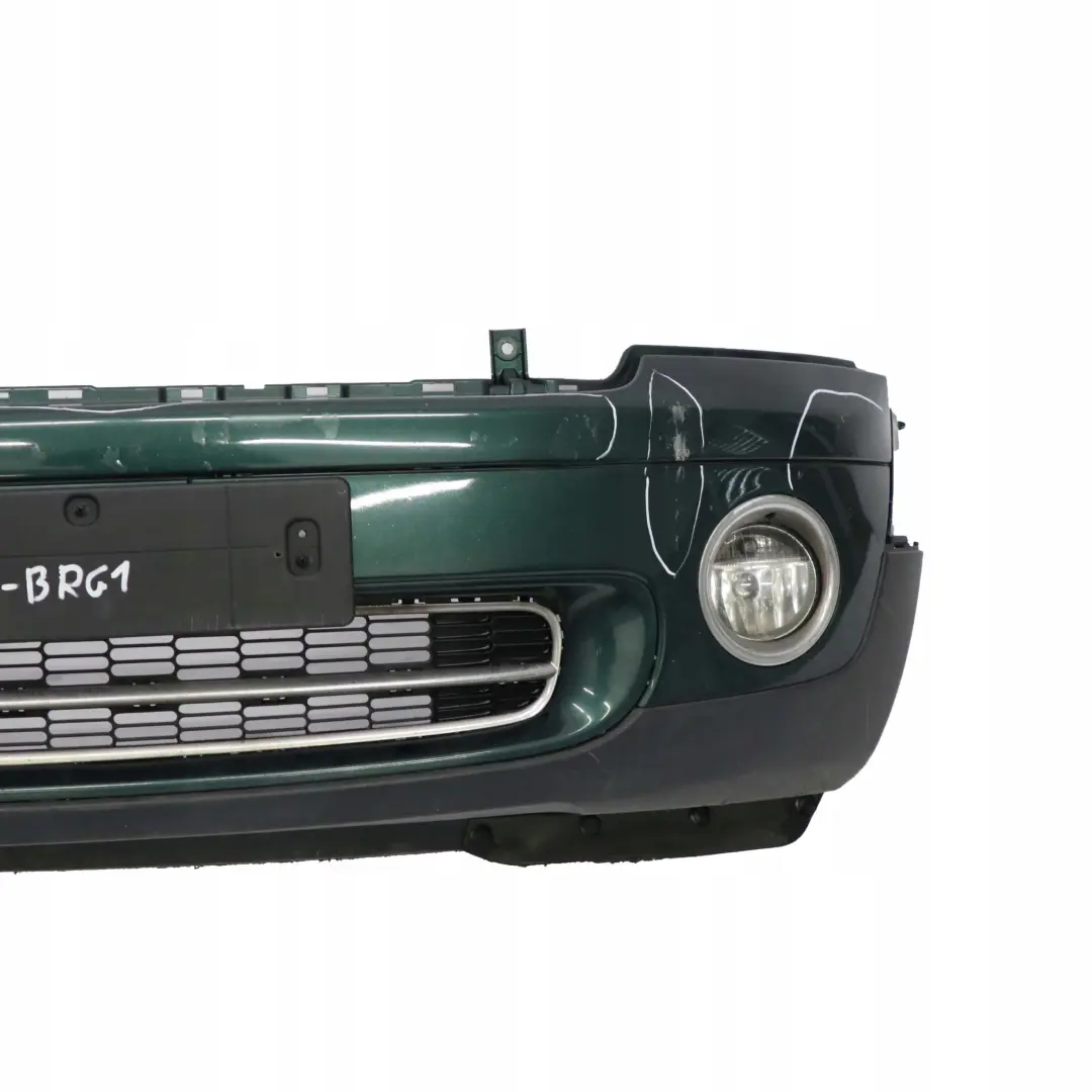 BMW Mini R55 R56 1 Complete Front Bumper Trim Panel British Racing Green - A67 - SKU 0430221-BRG1 - Part number 0430221