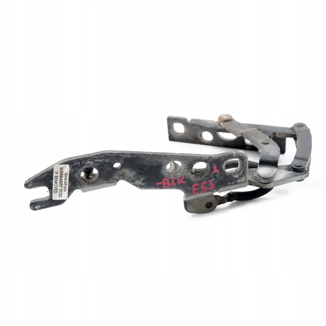 BMW X5 Series E53 Left Engine Hood Hinge Bonnet N/S Black - SKU 8402173-BLK - Part number 8402173