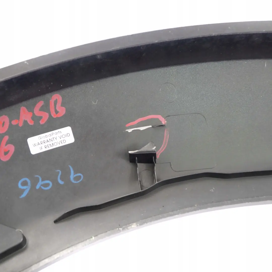 Aerokit Cover Wheel Arch Front Right O/S Astro Black - A25 to Mini R56 R57 with Part number 7216072 Mini R56 R57 Aerokit Cover Wheel Arch Front Right O/S Astro Black - A25 - SKU 7216072-ASB - Part number 7216072